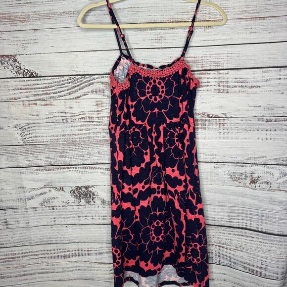 Boden Floral Printed Day Dress Navy and Pink 10P - Picture 4 of 4